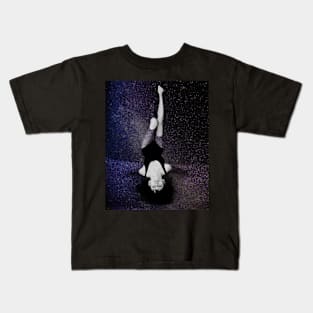 Galaxy, Woman, Girl, Fashion art, Fashion print, Scandinavian art, Modern art, Wall art, Print, Minimalistic, Modern Kids T-Shirt